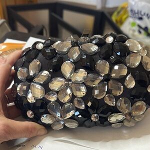 Olga Berg Chic Black and Silver Accessory